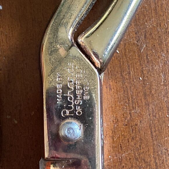 Vintage Richards of Sheffield England Golden Age Radiant Scissors W/ Leather - Picture 3 of 8